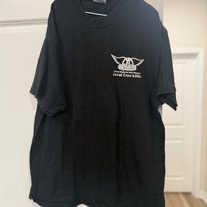 Aerosmith Black Crew T-Shirt 2002